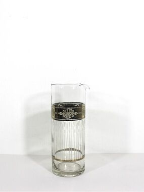 Vintage Culver Tyrol Gold Cocktail Martini Pitcher Glass Mid Century Modern MCM